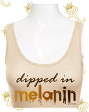 Dipped in Melanin Midi- Taupe