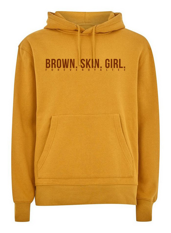 Brown. Skin. Girl. Hoodie