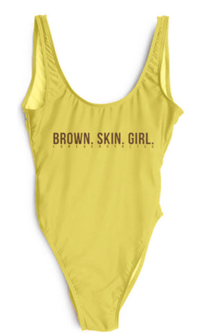Brown. Skin. Girl. Swim