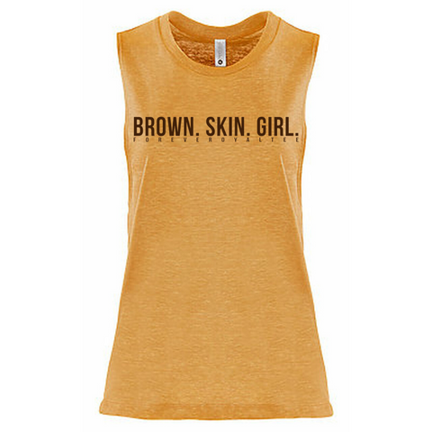 Brown. Skin. Girl. Tank