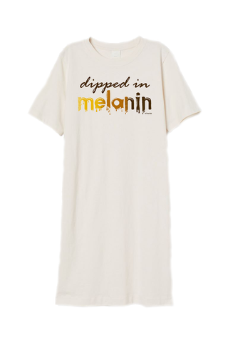 Dipped In Melanin T-shirt Dress