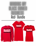 Minding My Black Owned Business- Red Bundle